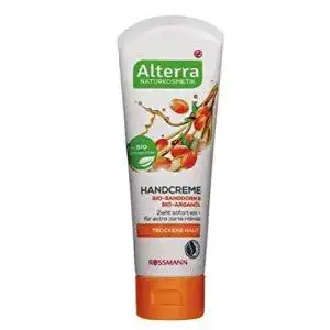 Sanddorn Handcreme von Alterra Naturkosmetik mit Bio-Sanddorn und Bio-Arganöl