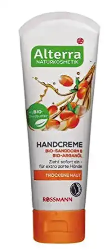 Sanddorn Handcreme von Alterra Naturkosmetik mit Bio-Sanddorn und Bio-Arganöl