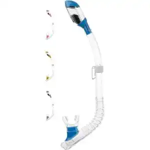Cressi Schwimmschnorchel ES258820 in Transparent/Blau, Einheitsgröße