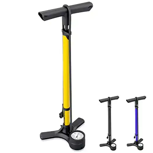 Standluftpumpe Hilo Sports für alle Ventile – 11 Bar
