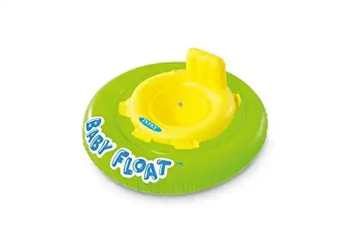 Baby Schwimmring Intex Fluo Rettungsboje in Grün und Gelb, 76 cm
