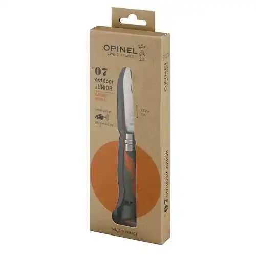Schnitzmesser für Kinder Opinel N° 07 aus Edelstahl mit 7,5 cm Klinge