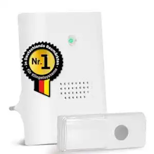 Heidemann Funkklingel Set HX Plug-In Erweiterbare Funkklingel für Steckdose