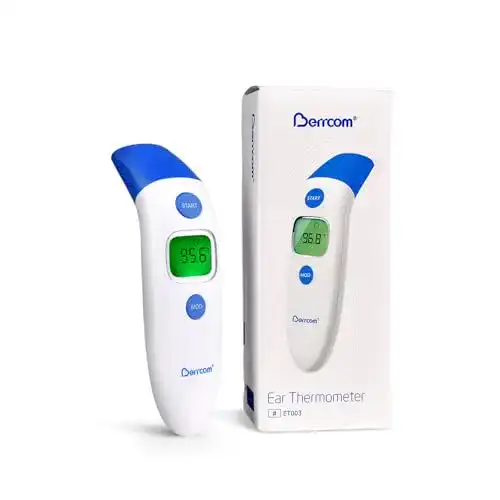 Berrcom digitales Ohr- und Stirnthermometer für Fiebermessung