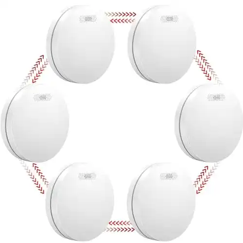 Funkrauchmelder-Set von XINDUM Vernetztes 6er Set