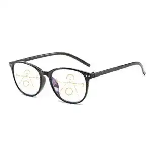 Gleitsichtbrille DeBrillo Lesebrille schwarz mit multifokalen Gläsern