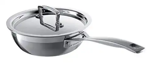Le Creuset Antihaft Sautépfanne Hochwertige Kochpfanne aus Edelstahl