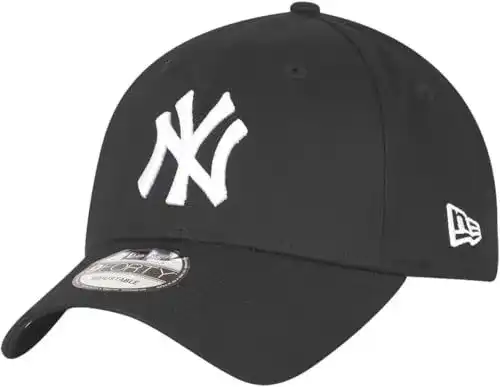 New Era New York Yankees MLB Baseball-Cap 9Forty in Schwarz und Weiß