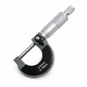 Bügelmessschraube TOPWAY Externes Mikrometer Metrisch 0-25mm