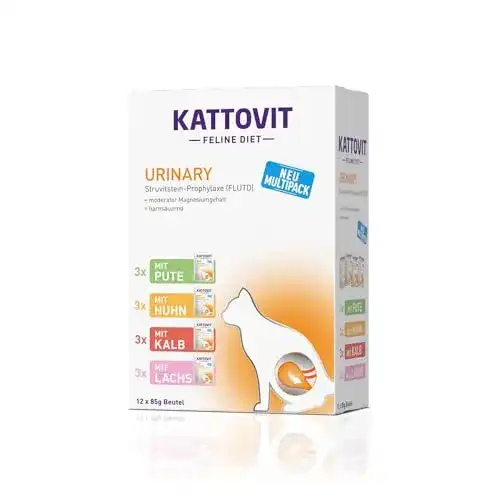 Kattovit Urinary Multipack Katzenfutter 12 x 85 g – Diät-Alleinfutter