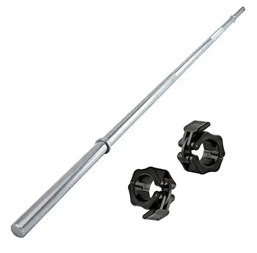 Langhantel POWER-XTREME 30mm Hantelstange, 200cm mit Kompressionsverschlüssen