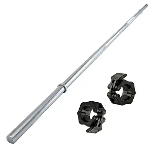 Langhantel POWER-XTREME 30mm Hantelstange, 200cm mit Kompressionsverschlüssen