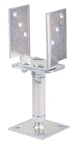 Verstellbarer Pfostenträger Alberts 218058 U-Pfostenträger