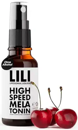 Melatonin Spray Lili Liposomal Liquids mit 0,5 mg Melatonin pro Sprühstoß