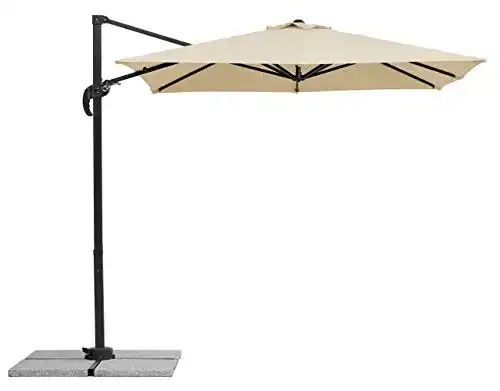 Schneider Ampelschirm Rhodos Junior 230 x 230 cm mit Alu/Stahl Gestell