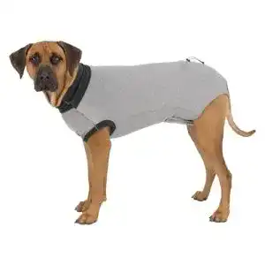 Trixie OP-Body für Hunde, Größe LXL, 62 cm, grau