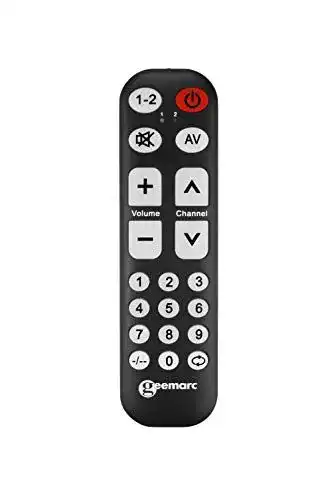 Senioren-Fernbedienung Geemarc TV10 – Bedienfreundliche Universalfernbedienung