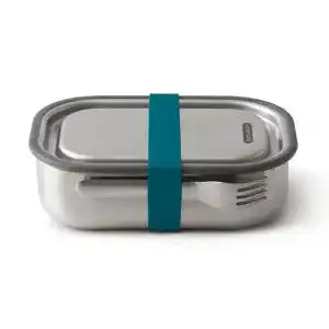 Lunchbox aus Edelstahl 1L von Black + Blum im Ozean-Design