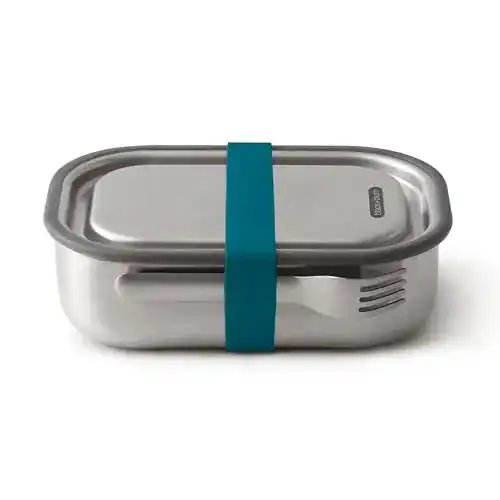 Lunchbox aus Edelstahl 1L von Black + Blum im Ozean-Design