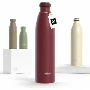 Edelstahl Trinkflasche 1 Liter von LARS NYSØM