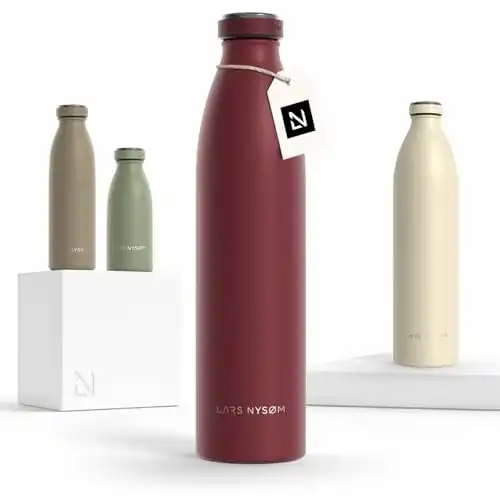 Edelstahl Trinkflasche 1 Liter von LARS NYSØM