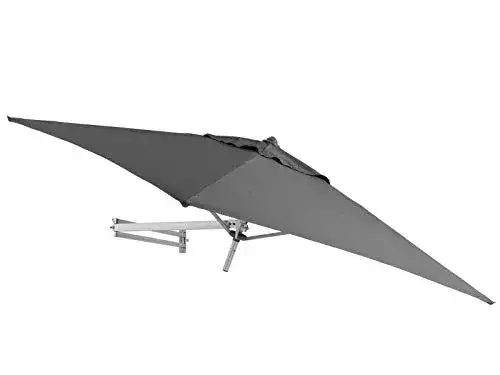 Easysol Sonnenschirm Wandmontage 200 x 200 cm quadratisch
