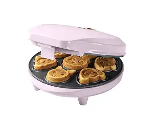 Bestron Waffeleisen für Mini-Cookies Maker in Tiermotiven