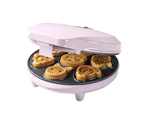 Bestron Waffeleisen für Mini-Cookies Maker in Tiermotiven