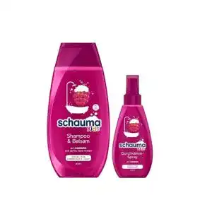 Schauma Kids Shampoo & Balsam Himbeere 250 ml für Kinder