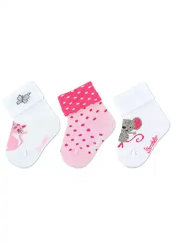 Babysocken Sterntaler Mädchen im 3er Pack aus Baumwolle