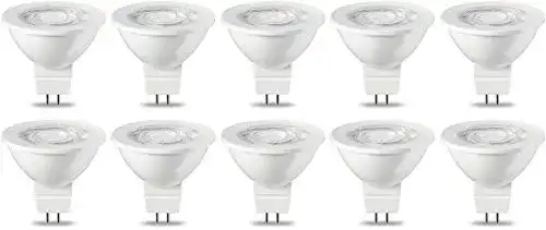 MR16 LED Leuchtmittel von Amazon Basics, GU5.3, 4.5 W, Warmweiß, 10 Stück