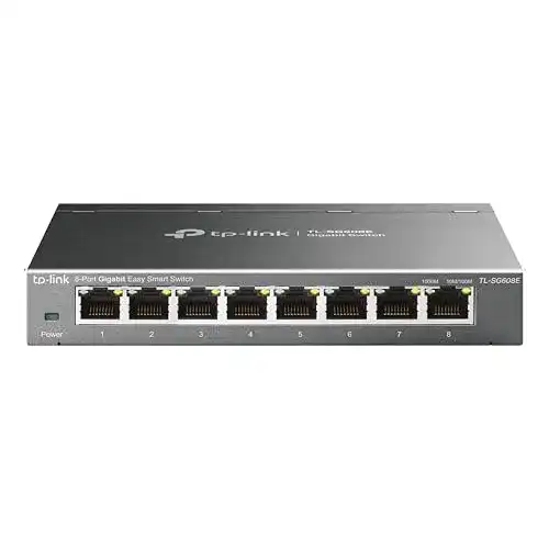 Managed Switch TP-Link TL-SG608E mit 8 Gigabit-Ports