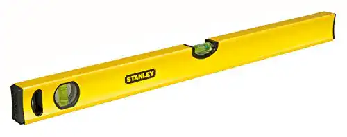 Wasserwaage Stanley Klassik mit 100 cm Länge und präzisen Libellen