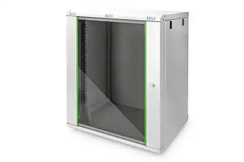 DIGITUS Netzwerkschrank 19 Zoll Rack mit 16 Höheneinheiten