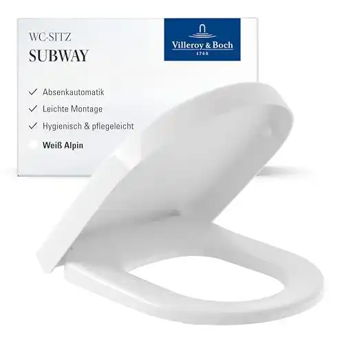 WC-Sitz mit Absenkautomatik von Villeroy & Boch Subway
