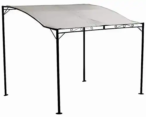 Terrassenüberdachung Aleos Wand Anbau Pavillon 3 x 2,5 Meter