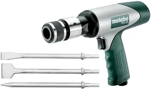 Druckluft-Meißelhammer Metabo DMH 290 Set mit 2900 Schlägen pro Minute