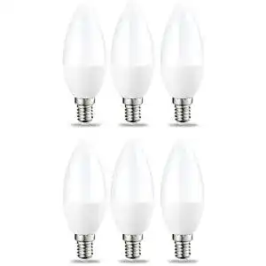 Dimmbar E14 LED Lampe in Kerzenform von Amazon Basics, 5W, 6 Stück