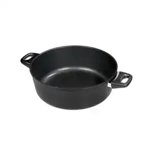 Schmorpfanne 32 cm Gundel Guss-Bratentopf für Induktion