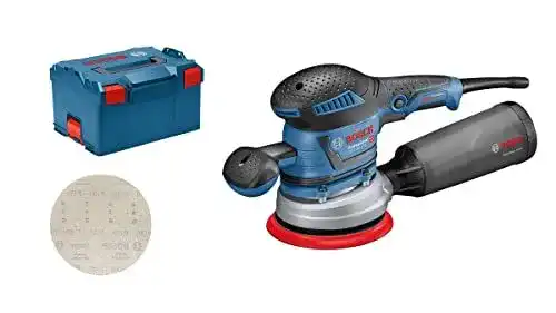 Bosch Exzenterschleifer GEX 40-150 mit Zubehör und Staubabsaugung