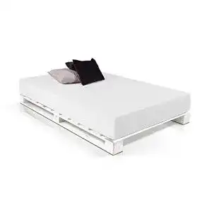 Palettenbett Moebel-Eins PALETTI Massivholzbett aus Fichte 90 x 200 cm