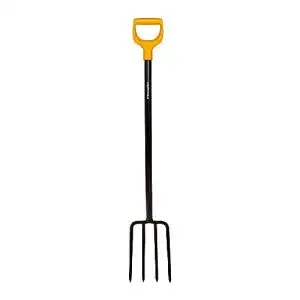 Fiskars Spatengabel für steinige Böden mit 4 Zinken und 122 cm Länge