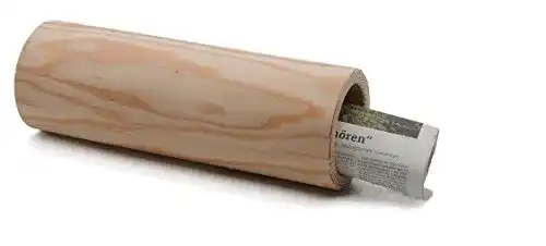 Zeitungsrolle Colourliving für Briefkasten aus Lärchenholz