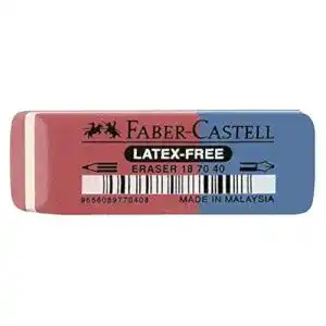 Faber-Castell 187040 Radiergummi – Latexfreier Radierer für Tinte und Blei