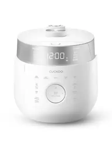 Cuckoo Reiskocher CRP-LHTR1009F Weiß und Silber