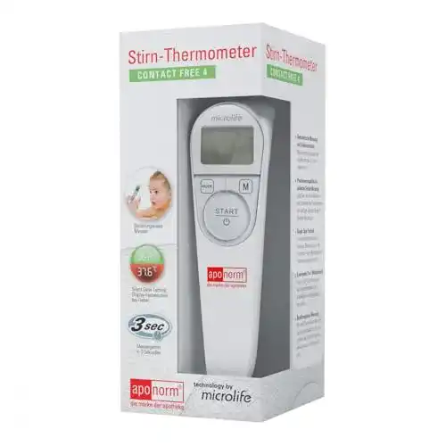 Aponorm Stirnthermometer Fieberthermometer Contact Free
