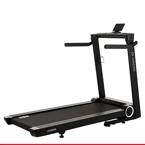 Hammer Laufband Q. VADIS 7.0 – 90% vormontiertes Laufband mit Klappfunktion