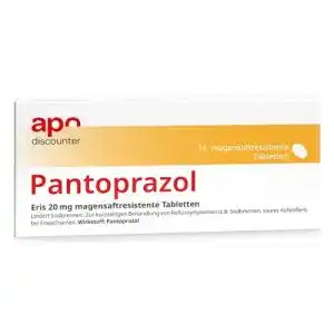 Pantoprazol 20 mg magensaftresistente Tabletten – 14 Stück