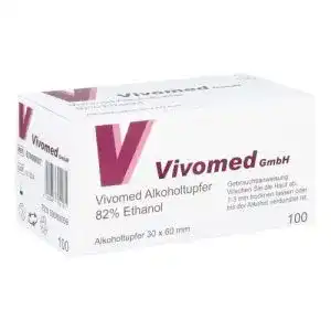Alkoholtupfer von Vivomed GmbH – 100 Stück
