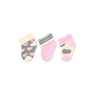 Babysocken Sterntaler für Mädchen im 3er-Pack mit Herzen